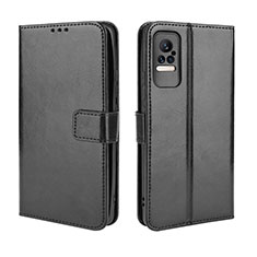 Custodia Portafoglio In Pelle Cover con Supporto BY5 per Xiaomi Civi 5G Nero