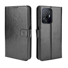 Custodia Portafoglio In Pelle Cover con Supporto BY5 per Xiaomi Mi 11T 5G Nero