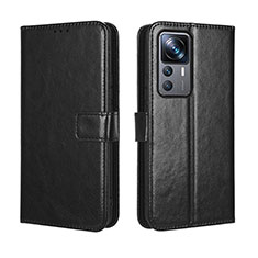 Custodia Portafoglio In Pelle Cover con Supporto BY5 per Xiaomi Mi 12T 5G Nero