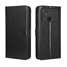 Custodia Portafoglio In Pelle Cover con Supporto BY5 per Xiaomi Poco C40 Nero