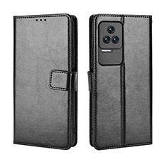 Custodia Portafoglio In Pelle Cover con Supporto BY5 per Xiaomi Poco F4 5G Nero