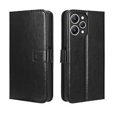 Custodia Portafoglio In Pelle Cover con Supporto BY5 per Xiaomi Redmi 12 4G Nero