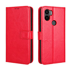 Custodia Portafoglio In Pelle Cover con Supporto BY5 per Xiaomi Redmi A1 Plus Rosso