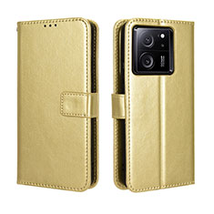 Custodia Portafoglio In Pelle Cover con Supporto BY5 per Xiaomi Redmi K60 Ultra 5G Oro