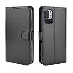 Custodia Portafoglio In Pelle Cover con Supporto BY5 per Xiaomi Redmi Note 10 JE 5G Nero