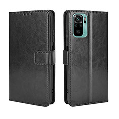 Custodia Portafoglio In Pelle Cover con Supporto BY5 per Xiaomi Redmi Note 10S 4G Nero