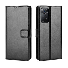 Custodia Portafoglio In Pelle Cover con Supporto BY5 per Xiaomi Redmi Note 11 Pro 4G Nero