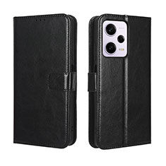 Custodia Portafoglio In Pelle Cover con Supporto BY5 per Xiaomi Redmi Note 12 Explorer Nero