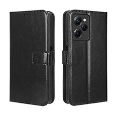 Custodia Portafoglio In Pelle Cover con Supporto BY5 per Xiaomi Redmi Note 12 Pro Speed 5G Nero