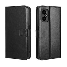 Custodia Portafoglio In Pelle Cover con Supporto BY5 per Xiaomi Redmi Note 12R Pro 5G Nero