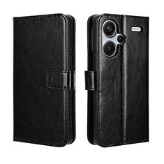 Custodia Portafoglio In Pelle Cover con Supporto BY5 per Xiaomi Redmi Note 13 Pro+ Plus 5G Nero