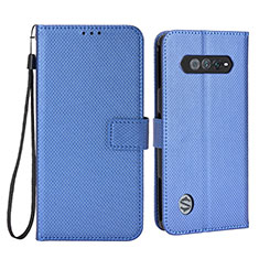 Custodia Portafoglio In Pelle Cover con Supporto BY6 per Xiaomi Black Shark 4S Pro 5G Blu