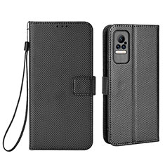 Custodia Portafoglio In Pelle Cover con Supporto BY6 per Xiaomi Civi 1S 5G Nero