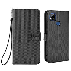 Custodia Portafoglio In Pelle Cover con Supporto BY6 per Xiaomi POCO C3 Nero