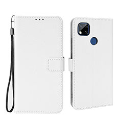 Custodia Portafoglio In Pelle Cover con Supporto BY6 per Xiaomi POCO C31 Bianco