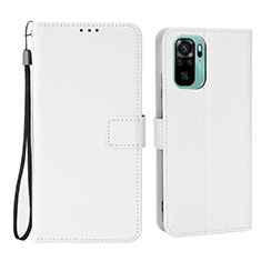 Custodia Portafoglio In Pelle Cover con Supporto BY6 per Xiaomi Poco M5S Bianco