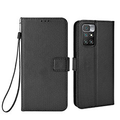 Custodia Portafoglio In Pelle Cover con Supporto BY6 per Xiaomi Redmi 10 (2022) Nero