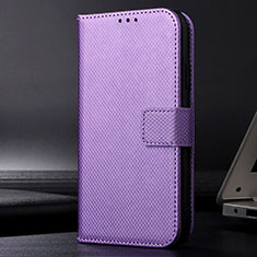 Custodia Portafoglio In Pelle Cover con Supporto BY6 per Xiaomi Redmi Note 11R 5G Viola