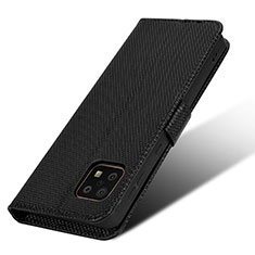 Custodia Portafoglio In Pelle Cover con Supporto BY7 per Sharp Aquos Sense6s Nero