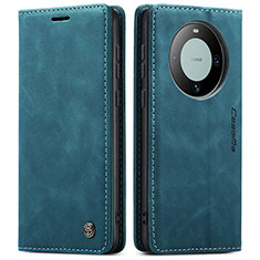 Custodia Portafoglio In Pelle Cover con Supporto C01S per Huawei Mate 60 Pro+ Plus Blu