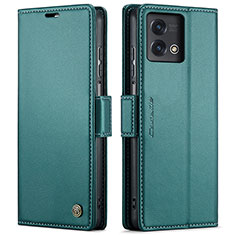 Custodia Portafoglio In Pelle Cover con Supporto C01S per Motorola Moto G Stylus (2023) 4G Verde