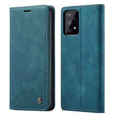 Custodia Portafoglio In Pelle Cover con Supporto C01S per Samsung Galaxy A53 5G Blu