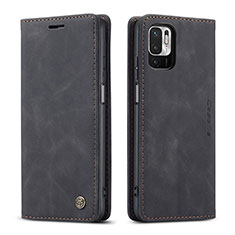 Custodia Portafoglio In Pelle Cover con Supporto C01S per Xiaomi Redmi Note 11 SE 5G Nero