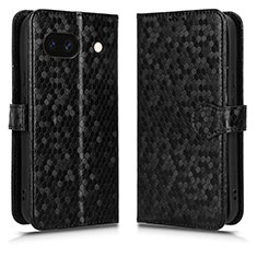 Custodia Portafoglio In Pelle Cover con Supporto C01X per Google Pixel 8a 5G Nero