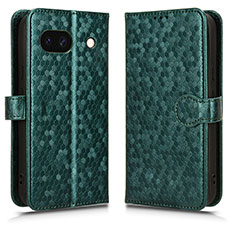 Custodia Portafoglio In Pelle Cover con Supporto C01X per Google Pixel 8a 5G Verde