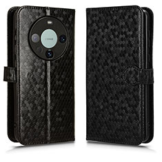 Custodia Portafoglio In Pelle Cover con Supporto C01X per Huawei Mate 60 Pro+ Plus Nero