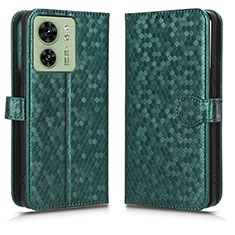 Custodia Portafoglio In Pelle Cover con Supporto C01X per Motorola Moto Edge 40 5G Verde