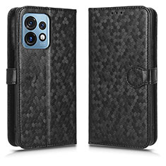 Custodia Portafoglio In Pelle Cover con Supporto C01X per Motorola Moto X40 5G Nero