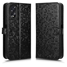 Custodia Portafoglio In Pelle Cover con Supporto C01X per Oppo A18 Nero