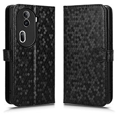 Custodia Portafoglio In Pelle Cover con Supporto C01X per Oppo Reno11 Pro 5G Nero