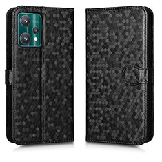 Custodia Portafoglio In Pelle Cover con Supporto C01X per Realme 9 Pro 5G Nero