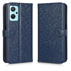 Custodia Portafoglio In Pelle Cover con Supporto C01X per Realme 9i 4G Blu