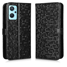 Custodia Portafoglio In Pelle Cover con Supporto C01X per Realme 9i 4G Nero