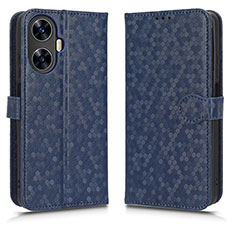 Custodia Portafoglio In Pelle Cover con Supporto C01X per Realme Narzo N55 Blu