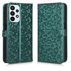 Custodia Portafoglio In Pelle Cover con Supporto C01X per Samsung Galaxy A23 5G Verde