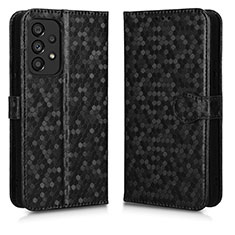 Custodia Portafoglio In Pelle Cover con Supporto C01X per Samsung Galaxy A53 5G Nero