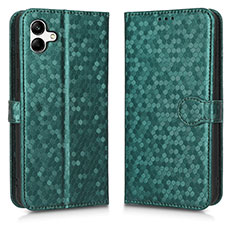 Custodia Portafoglio In Pelle Cover con Supporto C01X per Samsung Galaxy F04 Verde