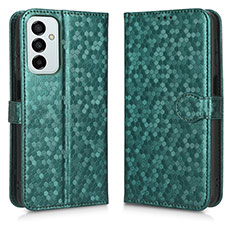 Custodia Portafoglio In Pelle Cover con Supporto C01X per Samsung Galaxy F23 5G Verde