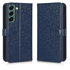 Custodia Portafoglio In Pelle Cover con Supporto C01X per Samsung Galaxy S24 Plus 5G Blu