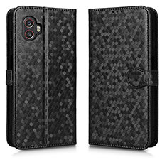 Custodia Portafoglio In Pelle Cover con Supporto C01X per Samsung Galaxy XCover 6 Pro 5G Nero