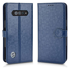 Custodia Portafoglio In Pelle Cover con Supporto C01X per Xiaomi Black Shark 4S 5G Blu