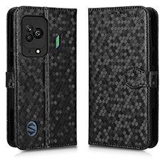 Custodia Portafoglio In Pelle Cover con Supporto C01X per Xiaomi Black Shark 5 5G Nero