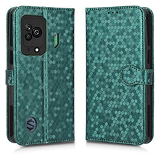 Custodia Portafoglio In Pelle Cover con Supporto C01X per Xiaomi Black Shark 5 5G Verde