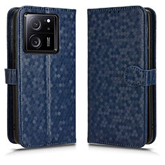 Custodia Portafoglio In Pelle Cover con Supporto C01X per Xiaomi Mi 13T 5G Blu