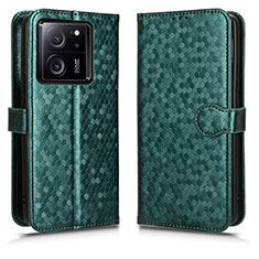 Custodia Portafoglio In Pelle Cover con Supporto C01X per Xiaomi Mi 13T Pro 5G Verde