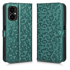 Custodia Portafoglio In Pelle Cover con Supporto C01X per Xiaomi Poco M4 5G Verde